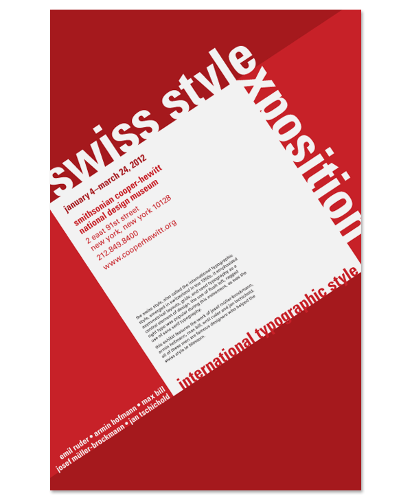 Swiss Style Poster
